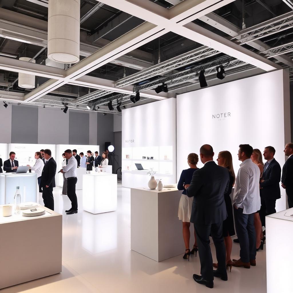 Modern product launch event